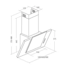 Kép 3/3 - Akpo WK-4 Grand Eco 60 Chimney hood Black