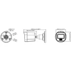 Kép 2/2 - Hikvision DS-2CE16U0T-LF(2.8mm) 4K Okos Hibrid Fény Fix Mini Bullet Kamera