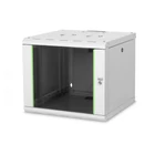Kép 1/5 - Digitus DN-19 09U-6/6 állvány 9U Falra szerelhető állvány Szürke