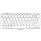 Kép 2/6 - Logitech 920-013018 billentyűzet Univerzális Bluetooth QWERTY Nemzetközi amerikai Fehér