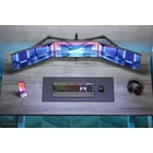 Kép 9/10 - Neomounts FPMA-D550D3BLACK asztali TV konzol 68,6 cm (27") Fekete