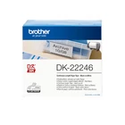 Kép 3/3 - Brother DK-22246 címkéző szalag Fehéren fekete
