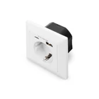 Kép 1/6 - Digitus DA-70615 csatlakozóaljzat Fehér