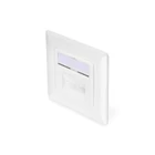 Kép 1/9 - Digitus DN-9007-1 csatlakozóaljzat 2 x RJ-45 Fehér