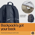 Kép 9/10 - HP notebook hátizsák Travel 15,6" szürke 18L (6H2D9AA)