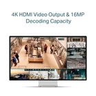 Kép 5/10 - TP-Link VIGI NVR1004H-4P hálózati képrögzítő (NVR) Fekete