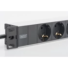 Kép 2/6 - Digitus DN-95411 elektromos elosztó 2 M 3 AC kimenet(ek) Fekete