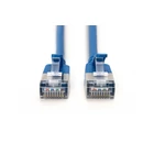 Kép 4/4 - Slim RJ45-RJ45 patch kábel, Cat. 6A, F/FTP, AWG 32/7, LSOH, 5 m, kék