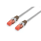 Kép 3/5 - Színes klipsz RJ45 csatlakozóhoz, barna, 100 darabos csomag