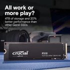 Kép 3/6 - Crucial P310 4 TB M.2 PCI Express 4.0 NVMe