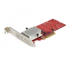 Kép 1/6 - StarTech.com PEX8M2E2 csatlakozókártya/illesztő Belső M.2