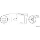 Kép 2/2 - Hikvision DS-2CD2046G2H-IU(2.8mm)(eF) 4 MP Darkfighter által működtetett rögzített Mini Bullet hálózati kamera