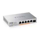 Kép 1/3 - Zyxel XMG-105HP Beállítást nem igénylő (unmanaged) 2.5G Ethernet (100/1000/2500) Ethernet-áramellátás (PoE) támogatása Ezüst