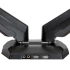 Kép 2/8 - StarTech.com ARMSLIMDUO asztali TV konzol 76,2 cm (30") Fekete