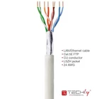 Kép 3/3 - Techly ITP-C5F-305-RIS Cat5e F/UTP LSZH 305m 100% CU Szürke Kábel