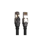 Kép 3/3 - RJ45-RJ45 patch kábel, Cat. 8.1, S/FTP, AWG 24/7, LSOH, 3 m, fekete