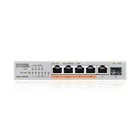 Kép 3/3 - Zyxel XMG-105HP Beállítást nem igénylő (unmanaged) 2.5G Ethernet (100/1000/2500) Ethernet-áramellátás (PoE) támogatása Ezüst