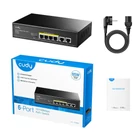 Kép 4/4 - Cudy FS1006P hálózati kapcsoló Fast Ethernet (10/100) Ethernet-áramellátás (PoE) támogatása Fekete