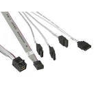Kép 1/2 - Supermicro MiniSAS / 4 SATA 0.55 m 0,55 M Szürke, Fehér