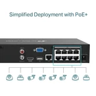Kép 6/10 - TP-Link VIGI NVR1008H-8MP hálózati képrögzítő (NVR) Fekete