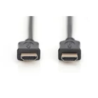 Kép 2/2 - Digitus AK-330114-050-S HDMI High Speed Ethernet Kábel 5m Fekete Aranyozott
