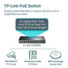 Kép 5/7 - TP-Link TL-SG1210MPE hálózati kapcsoló Vezérelt L2 Gigabit Ethernet (10/100/1000) Ethernet-áramellátás (PoE) támogatása Fekete