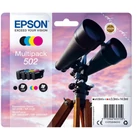 Kép 1/2 - Epson 502 tintapatron 1 dB Eredeti Standard teljesítmény Fekete, Cián, Magenta, Sárga