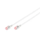 Kép 1/3 - Slim RJ45-RJ45 patch kábel, Cat. 6, U/FTP, AWG 28/7, LSOH, 10 m, szürke