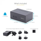 Kép 8/9 - StarTech.com P2DD46A2-KVM-SWITCH KVM kapcsoló Fekete
