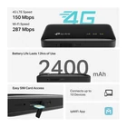 Kép 5/7 - TP-Link M7005 vezetéknélküli router Egysávos (2,4 GHz) 4G Fekete