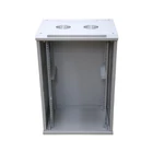 Kép 2/5 - Extralink 18U 600X600 WALL-MOUNTED RACKMOUNT CABINET GRAY Falra szerelhető állvány Szürke