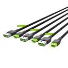 Kép 3/3 - Green Cell KABGCSET02 USB kábel 1,2 M USB A USB C Fekete
