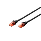 Kép 1/2 - Digitus DK-1617-0025/BL hálózati kábel Fekete 0,25 M Cat6 U/UTP (UTP)