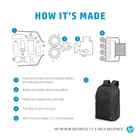 Kép 9/10 - HP notebook hátizsák Renew Business 17,3" fekete (3E2U5AA)