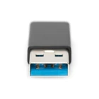 Kép 4/7 - Digitus AK-300524-000-S csatlakozó átlakító USB A USB-C jack Fekete