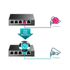 Kép 6/7 - TP-Link TL-SG105PE hálózati kapcsoló Vezérelt L2 Gigabit Ethernet (10/100/1000) Ethernet-áramellátás (PoE) támogatása Fekete
