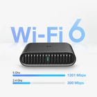 Kép 3/8 - TP-Link TL-WR1502X vezetéknélküli router Gigabit Ethernet Kétsávos (2,4 GHz / 5 GHz) Fekete