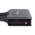 Kép 4/7 - StarTech.com C2-DD46-UA2-CBL-KVM KVM kapcsoló Fekete