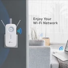 Kép 4/8 - TP-Link RE450 hálózati bővítő Hálózati adóegység Fehér 10, 100, 1000 Mbit/s