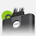 Kép 3/4 - 2-Port USB FHD HDMI Cable KVM Switch