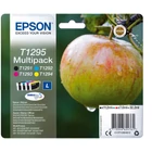 Kép 1/2 - Epson Apple T1295 tintapatron 1 db Eredeti Fekete, Cián, Magenta, Sárga