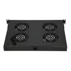 Kép 4/4 - Extralink 19\" RACK MOUNT FAN PANEL (4 FANS) WITH THERMOSTAT Ventilátor panel