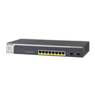 Kép 1/2 - NETGEAR GS510TPP Vezérelt L2/L3/L4 Gigabit Ethernet (10/100/1000) Ethernet-áramellátás (PoE) támogatása Fekete