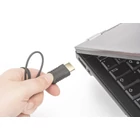 Kép 2/3 - HighFlex HDMI 1.4 High Speed Ethernet 4K30Hz UHD HDMI A/HDMI A M/M csatlakozó kábel, fekete, 2m