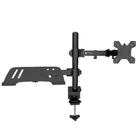 Kép 1/9 - Techly ICA-LCD 174NB Forgatható asztali tartó 13-32" monitorhoz és 17" laptophoz