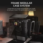 Kép 4/10 - Corsair FRAME 4000D Midi Torony Fekete
