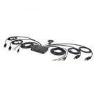 Kép 1/7 - StarTech.com C2-DD46-UA2-CBL-KVM KVM kapcsoló Fekete