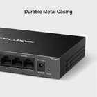 Kép 4/6 - Mercusys MS108GS hálózati kapcsoló Beállítást nem igénylő (unmanaged) Gigabit Ethernet (10/100/1000) Fekete