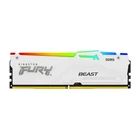 Kép 2/8 - Kingston Technology FURY Beast 32GB 5600MT/s DDR5 CL36 DIMM Fehér RGB EXPO