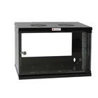 Kép 3/6 - Techly I-CASE EL-1006B45 6U Fali Szekrény 60/45 eco bl